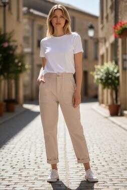 Sanctuary Pants Size 28 Light Pink NEW Cropped Rolled Hem Crop